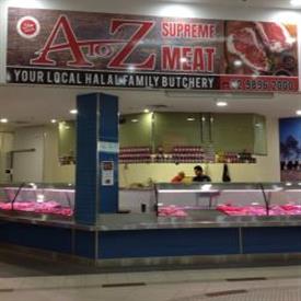 This is the shop front of A to Z Supreme Meat