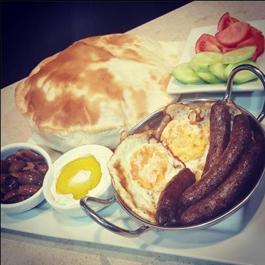 This Image shows the lebanese breakfast - that inc