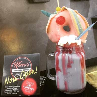 This image shows cold creations done at ricoos fresh juice Toongabbie