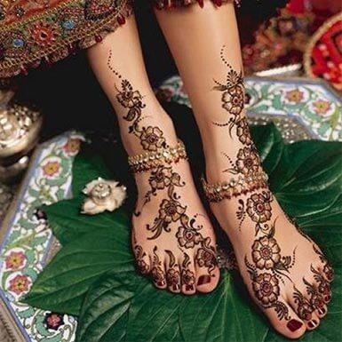henna design and tattoo