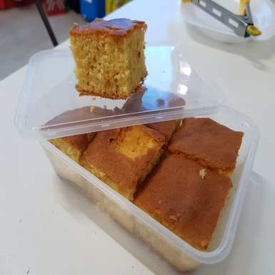 Home made butter cake