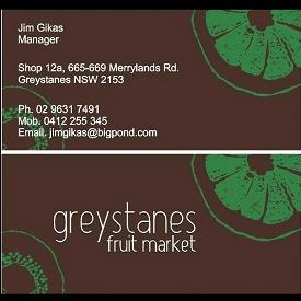 Greystanes Fruit market