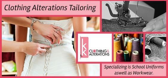 This image shows business services done at kk clothing