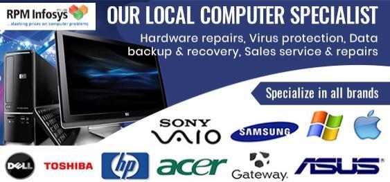 This image says rpm infosys does hardware repairs, virus protection, data backup and recovery