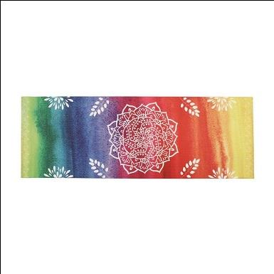 Rainbow Mandala Yoga Mat